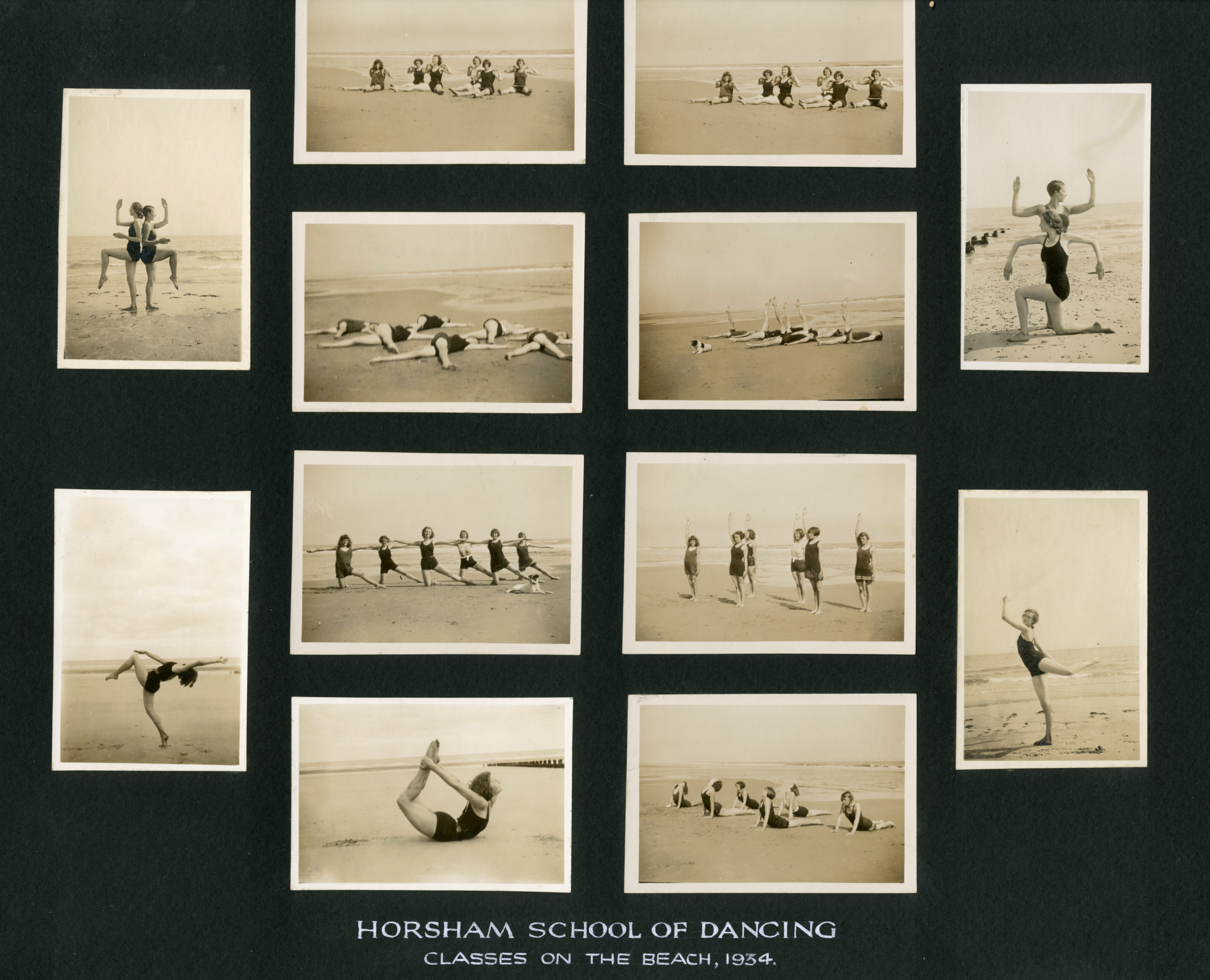 Photos from Horsham School of Dancing's 'Dancing on the beach' 1934