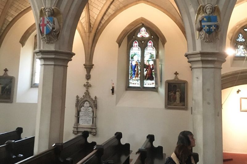 East church interior