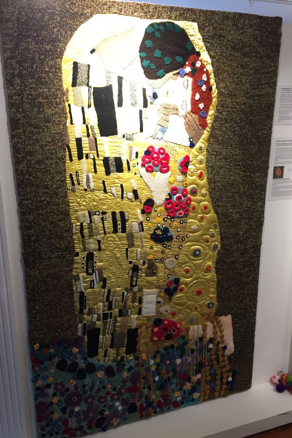 Hand-crafted version of Klimt's 