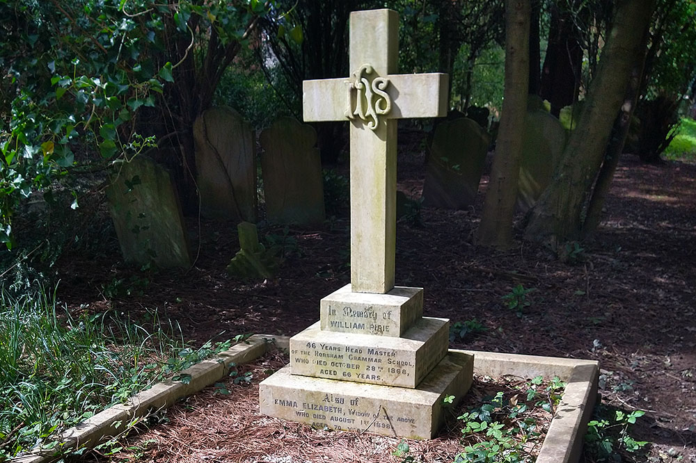 William Pirie (1802 – 1868) - headstone